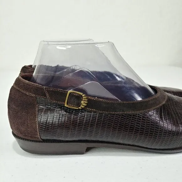 Amalfi Club Wear Leather Shoes 8.5 Brown