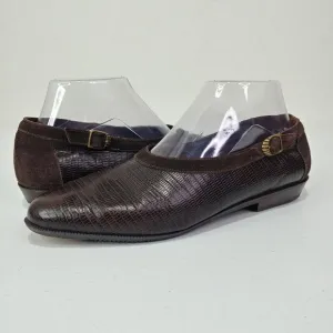 Amalfi Club Wear Leather Shoes 8.5 Brown