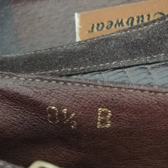 Amalfi Club Wear Leather Shoes 8.5 Brown