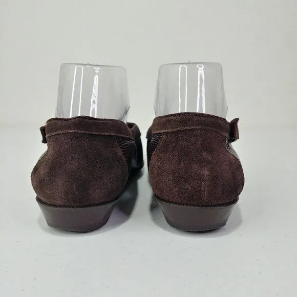 Amalfi Club Wear Leather Shoes 8.5 Brown