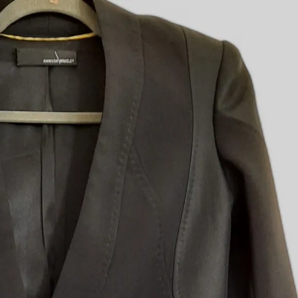 AMANDA WAKELEY Silk Wool Luxury Riding Show Jacket Blazer Suit Equestrian 8