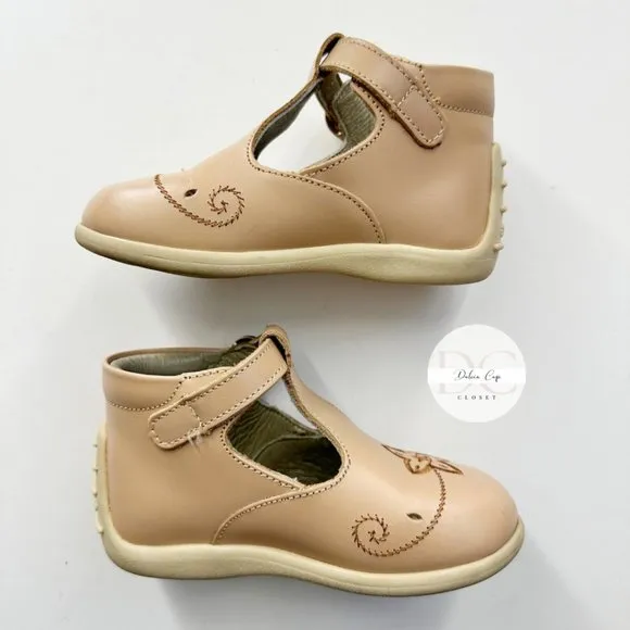 ANDANENES Girl Toddler Walker Leather Shoes Size 18c / 15MX