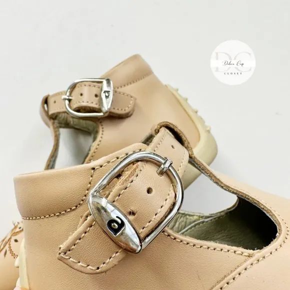 ANDANENES Girl Toddler Walker Leather Shoes Size 18c / 15MX