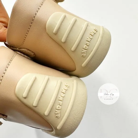 ANDANENES Girl Toddler Walker Leather Shoes Size 18c / 15MX