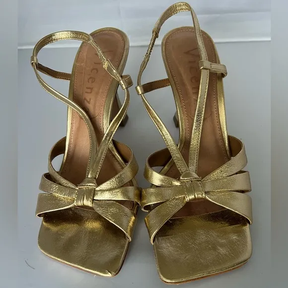 ANTHROPOLOGIE Vicenza Square-Toe Heels Size 6