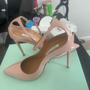 Aquazzura Women's Pink Patent Leather Heels
