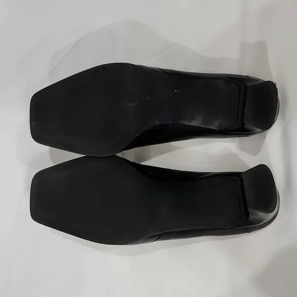 ARA Womens Shoes Size 5.5 G  Black Leather Heels Slides Sandals Mules Relax Flex