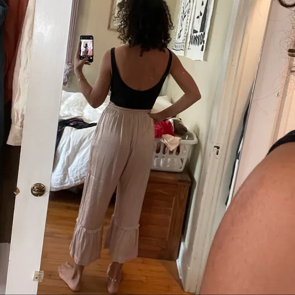 Archived Set: Myrah Peñaloza Donna tube top and pants silk satin