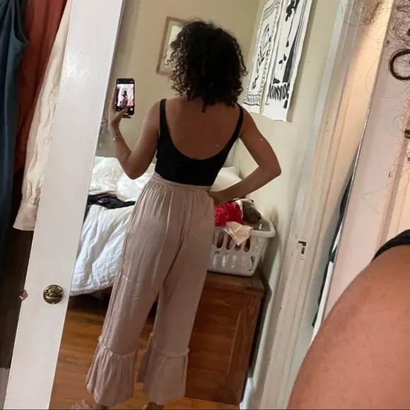 Archived Set: Myrah Peñaloza Donna tube top and pants silk satin