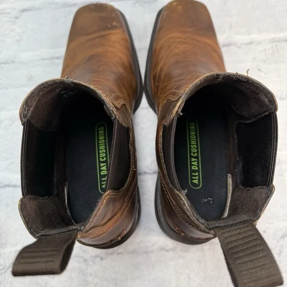 Ariat Midtown Rambler Square Toe Chelsea Boots Mens 10.5D Barn Brown 10019868
