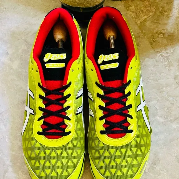 Asics Gel G-3D.1 Yellow/White/Red T2K1N Men's Running Shoes Sneakers Size 12
