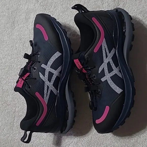 ASICS GEL-KAYANO 28 AWL FRENCH BLUE/PINK RAVE Running Shoes Size 6.5 Womans