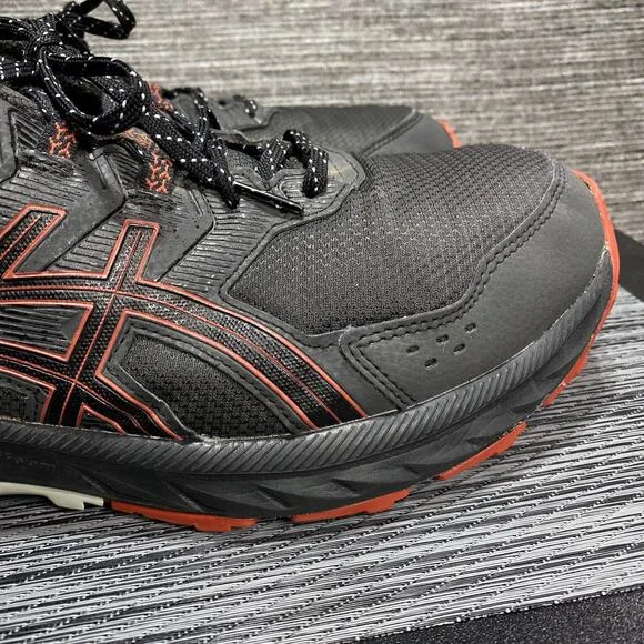 Asics Gel-Venture 9 Trail Running Shoes Gray Red 1011b488 021 Mens 12 Extra Wide