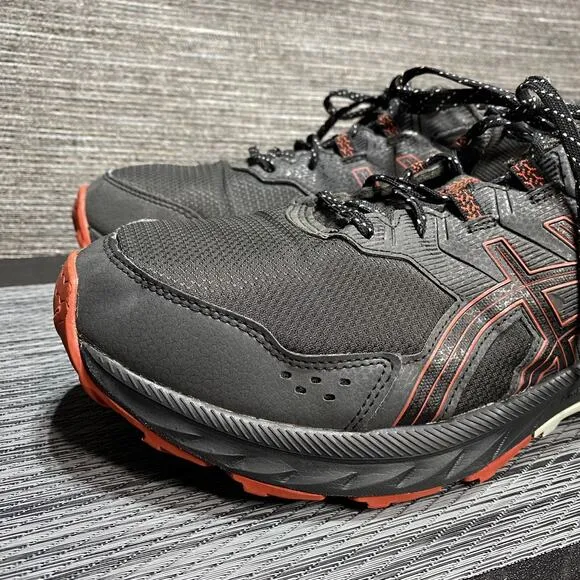 Asics Gel-Venture 9 Trail Running Shoes Gray Red 1011b488 021 Mens 12 Extra Wide
