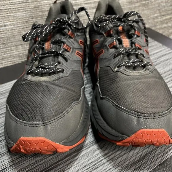 Asics Gel-Venture 9 Trail Running Shoes Gray Red 1011b488 021 Mens 12 Extra Wide