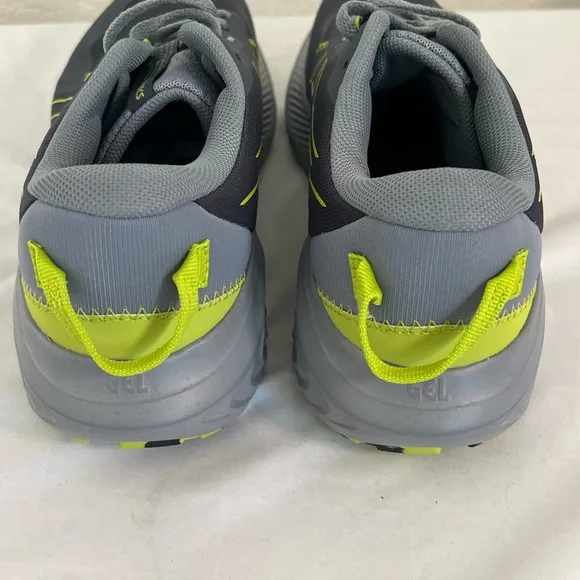 ASICS Mens Gel-Excite Trail 2 Running Shoes 1011B594 SAMPLE NEW Sz 9 Gray Yellow