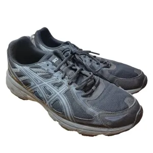 Asics Mens Gel Venture 6 T7G1N Gray Blue Run Trail Shoes Lace Up Low Top Size 15