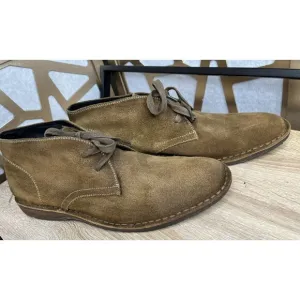 Aston Gray Collection Men Sz 13 Sahara Lace Up Brown Leather oxford Shoes Boots