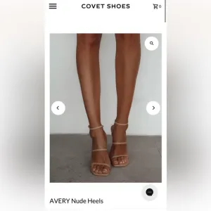 Australian brand COVET Shoes Elegant Tan Strappy Heels