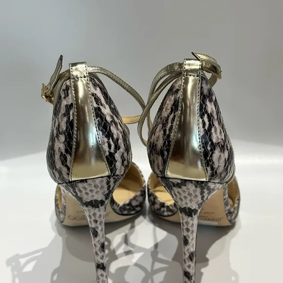 Authentic Jimmy Choo Python Print Heel
