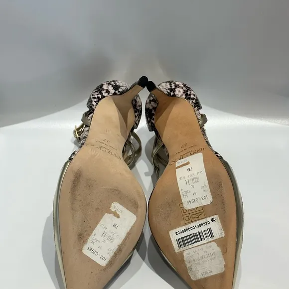 Authentic Jimmy Choo Python Print Heel
