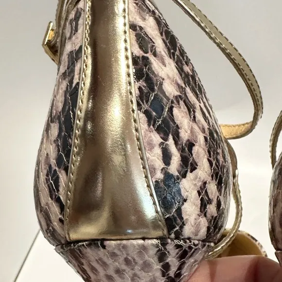 Authentic Jimmy Choo Python Print Heel