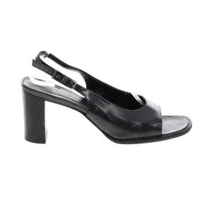 Authentic Vintage Gucci Slingback Black Open Toe Heels Size 7.5 Women’s