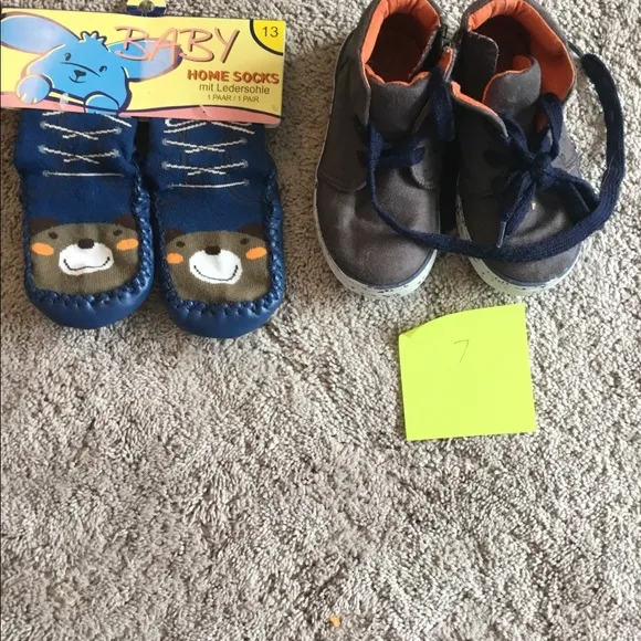 Baby Shoes Lot Of Thirteen Pair All Brand New