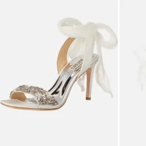 Badgley Mischka Bobbie heeled white Sandals size 8