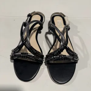 Badgley Mischka Strappy Leather Sandals Size 8M