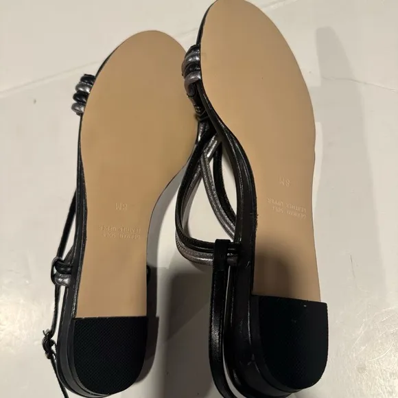 Badgley Mischka Strappy Leather Sandals Size 8M