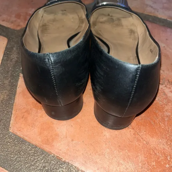Bally Black Leather Vintage Women's Shoes size 10