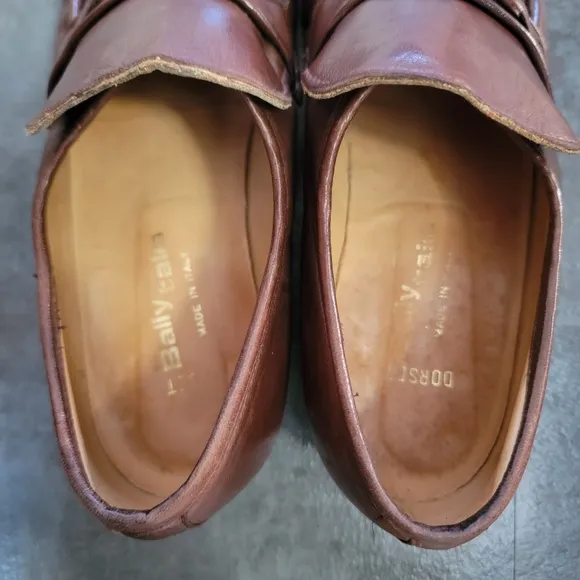 Bally Dorset Loafer, Chestnut Brown, Men's Size 9