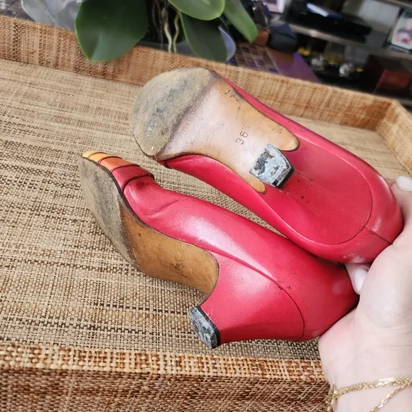 Bally leather shoes size 36.5
