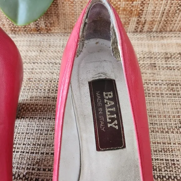 Bally leather shoes size 36.5