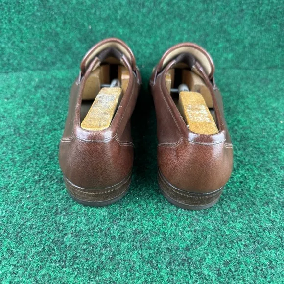 Bally Of Switzerland Loafer Shoes Mens 8.5 M Brown Leather Oxford Made In Italy