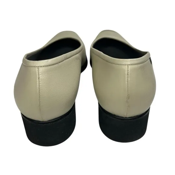 Bally - Women’s Wedge Heel, “Tignale” Leather Pump - Cream, Size 9.5N (Narrow)