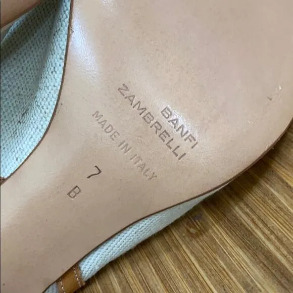 Banfi Zambrelli NWT 7B heeled sandal shoes