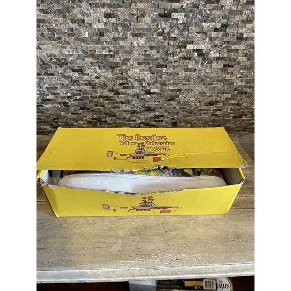 BEATLES Yellow Submarine VANS Shoes Mens Sz 13 ERA Garden/True NEW IN BOX