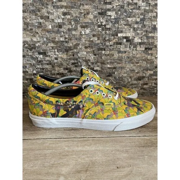 BEATLES Yellow Submarine VANS Shoes Mens Sz 13 ERA Garden/True NEW IN BOX