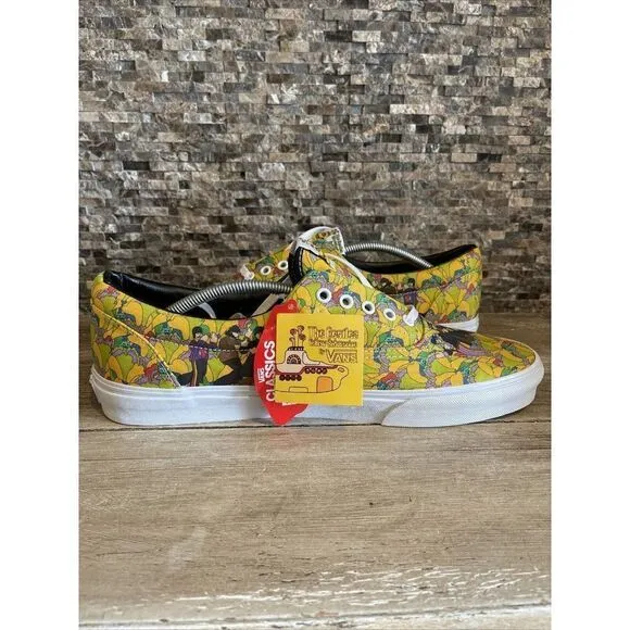 BEATLES Yellow Submarine VANS Shoes Mens Sz 13 ERA Garden/True NEW IN BOX
