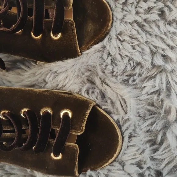 Beautiful Golden brown velvet bootie Jimmy Choo