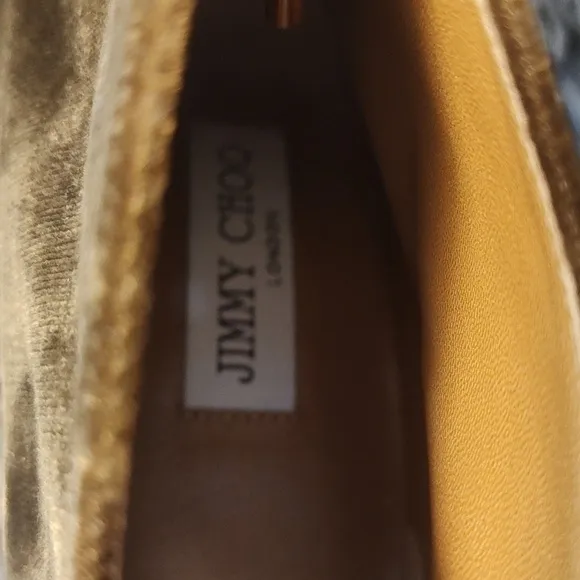 Beautiful Golden brown velvet bootie Jimmy Choo