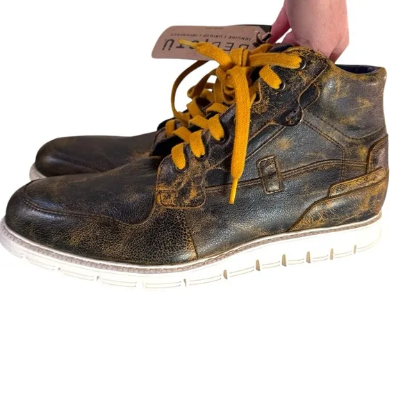 Bed Stu Galahad Leather High-Top Sneakers