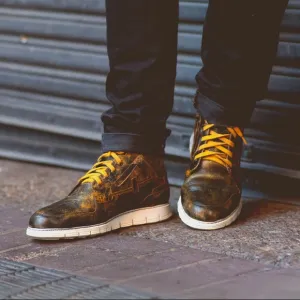 Bed Stu Galahad Leather High-Top Sneakers