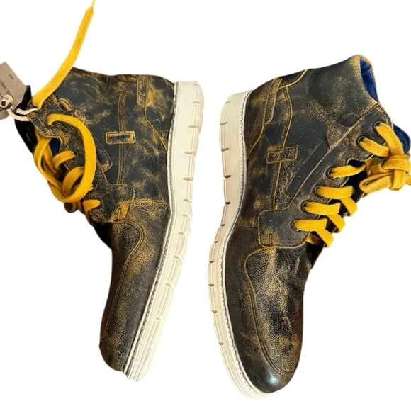 Bed Stu Galahad Leather High-Top Sneakers