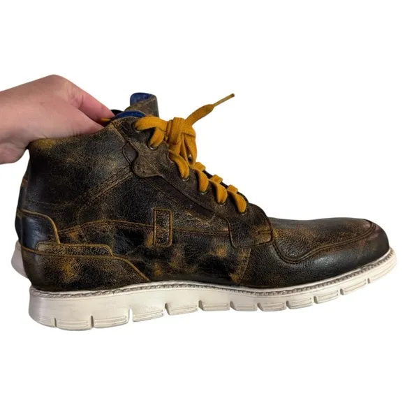 Bed Stu Galahad Leather High-Top Sneakers