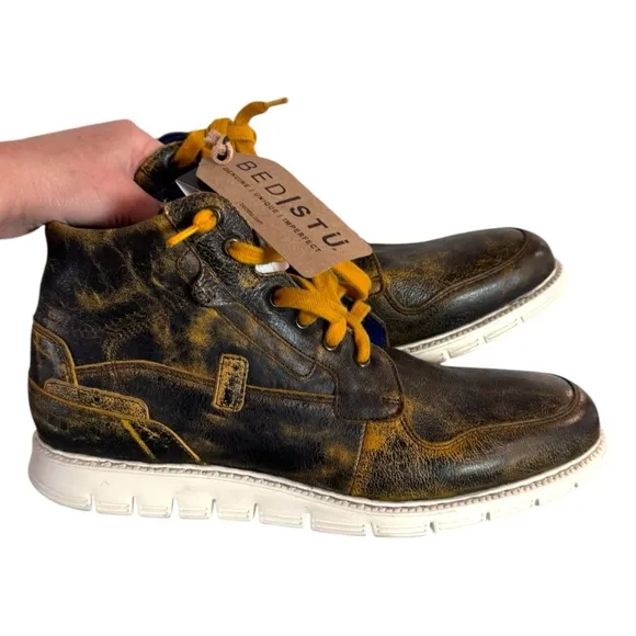 Bed Stu Galahad Leather High-Top Sneakers