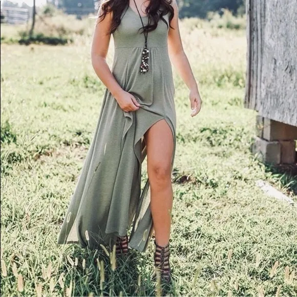 BED STU Occam Cage Gladiator Distressed Leather Heeled Sandals Boots Brown Tan