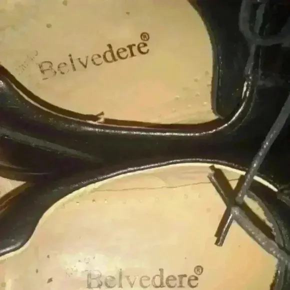 BELVEDERE MEN'S  LEATHER SHOES